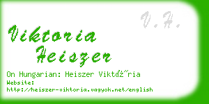 viktoria heiszer business card